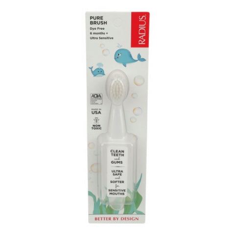 Radius, Toothbrush Baby 6 Plus Months Ultra Soft, Ultra Soft