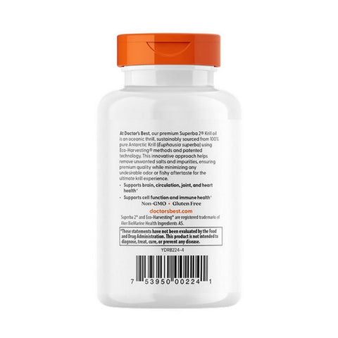 Doctors Best, Real Krill, 60 Softgels