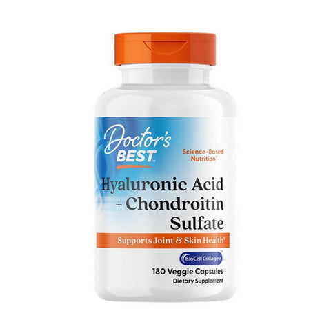 Doctors Best, Hyaluronic Acid with Chondroitin Sulfate, 180 Veggie Caps