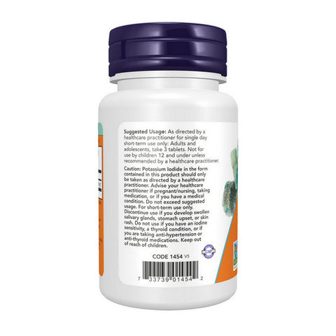 Now Foods, Potassium Iodide Tablets, 30 mg, 60 Count
