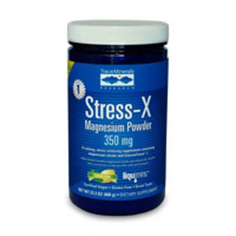 Trace Minerals, Stress-X Magnesium, Powder 23.3 Oz