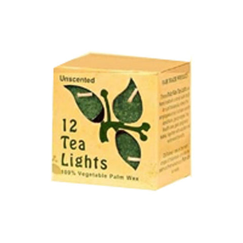 Aloha Bay, Candle Unscented Tea Lights With Glass, Green 12/0.7 oz