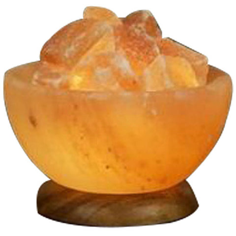 Aloha Bay, Salt Bowl Lamp with Salt Stones, 1 Count
