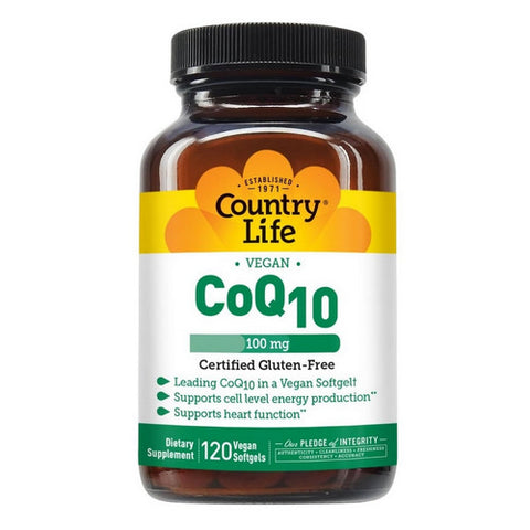 Country Life, CoQ10, 100mg, 120 softgels