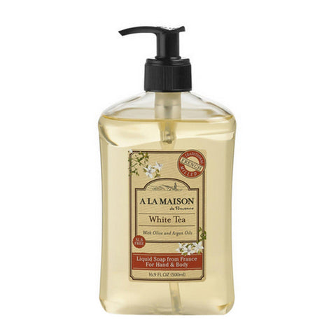 A La Maison, French Liquid Soap, White Tea 16.9 oz