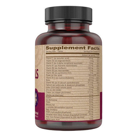 Deva Vegan Vitamins, Vegan Hair-Nails-Skin Support, 90 tabs Deva Vegan Vitamins