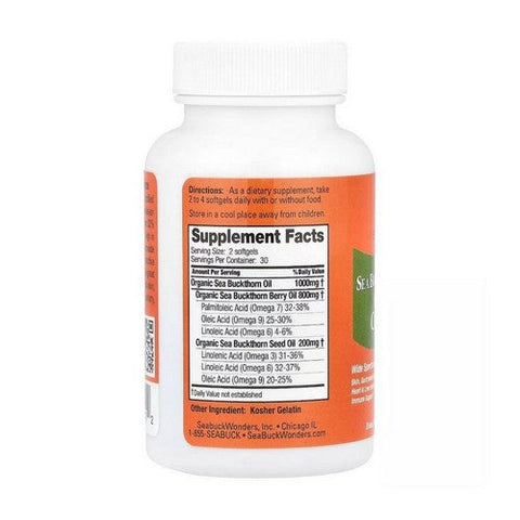 Seabuck Wonders, Omega-7 Complete, 60 Softgels Seabuck Wonders