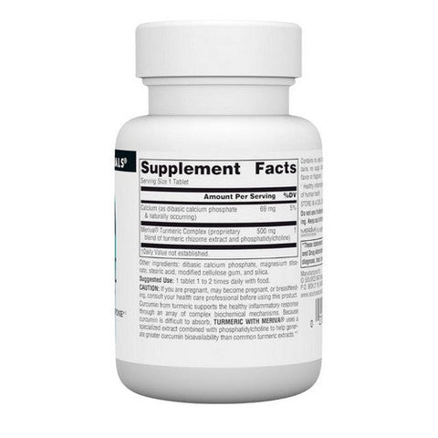 Source Naturals, Turmeric With Meriva, 500 Mg, 30 tabs Source Naturals