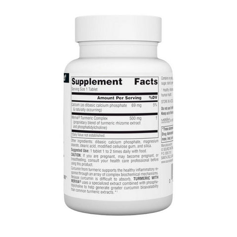 Source Naturals, Turmeric With Meriva, 60 tabs