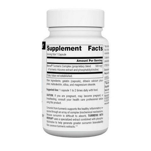 Source Naturals, Turmeric With Meriva, 500 Mg, 30 caps Source Naturals