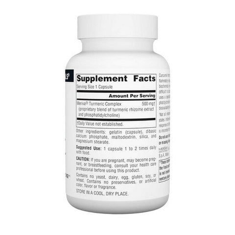 Source Naturals, Turmeric With Meriva, 500 Mg, 60 caps Source Naturals