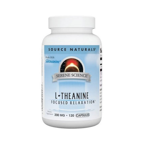 Source Naturals, L-Theanine, 200 mg, 120 caps