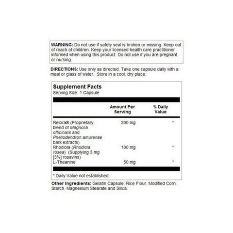Life Time Nutritional Specialties, Anti-Stress Formula Calm And Calmer, 60 caps