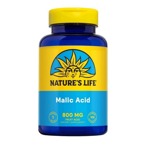 Nature's Life, Malic Acid, 800 Mg, 100 Veg Caps