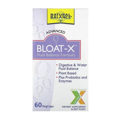 Natural Balance (Formerly known as Trimedica), Bloat-X Fluid Balance Formula, 60 vcaps