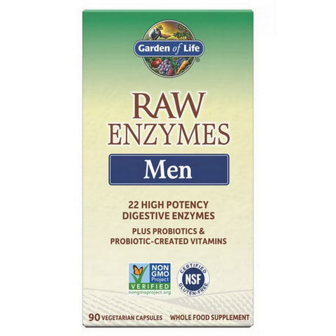 Garden of Life, RAW Enzymes Men, 90 caps