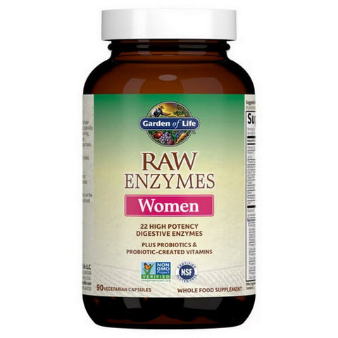 Garden of Life, RAW Enzymes Women, 90 caps