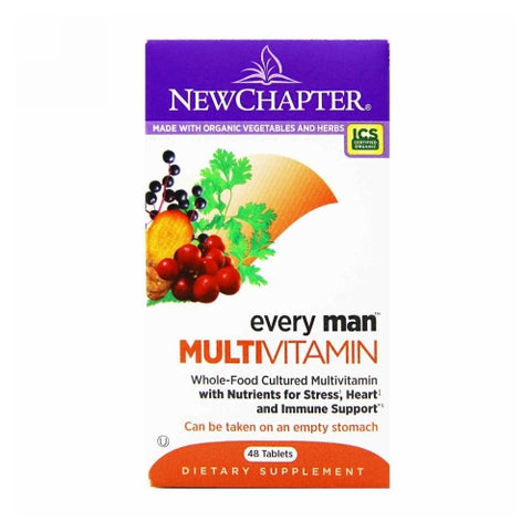 New Chapter, Men's Advanced Multivitamin, 48 Tabs