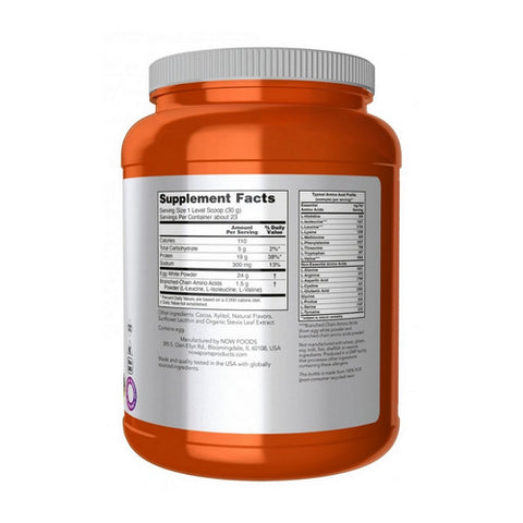 Now Foods, Eggwhite Protein, Rich Chocolate 1.5 lbs