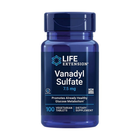 Life Extension, Vanadyl Sulfate, 7.5 mg, 100 tabs