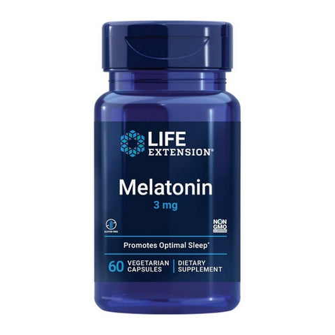 Life Extension, Melatonin, 3 mg, 60 caps