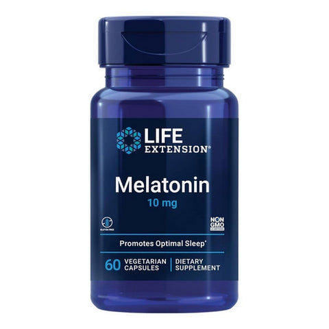 Life Extension, Melatonin, 10 mg, 6 Hour Timed Release 60 caps