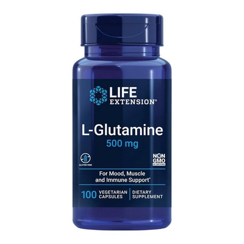 Life Extension, L-Glutamine, 500 mg, 100 caps