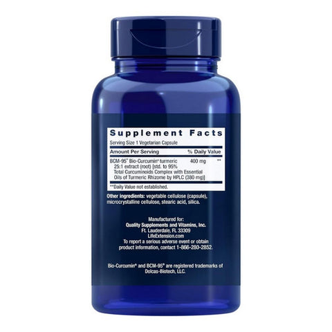 Life Extension, Super Bio-Curcumin, 400 mg, 60 vcaps