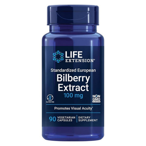 Life Extension, Bilberry Extract, 100 MG, 90 Veg Caps