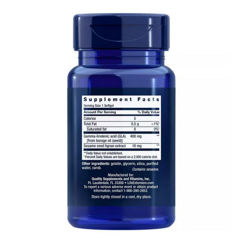 Life Extension, Mega GLA with Sesame Lignans, 30 Softgels