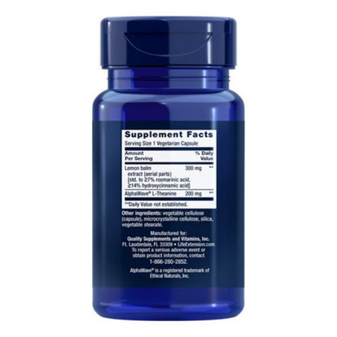 Life Extension, Natural Stress Relief, 30 vcaps