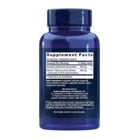 Life Extension, Optimized Cran-Max with UTIRose, 500 MG, 60 vcaps