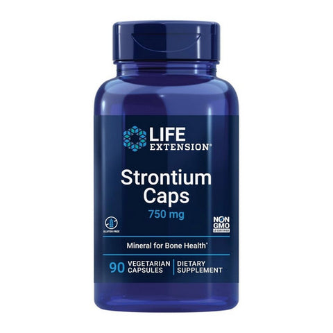 Life Extension, Strontium Caps, 750 mg, 90 Vegetarian Capsules