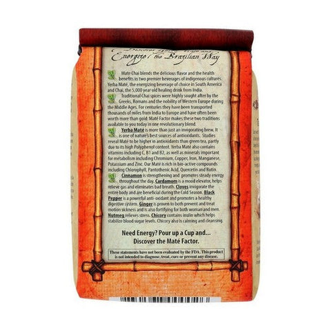 The Mate Factor, Organic Yerba Mate Chai Loose Tea, 12 oz The Mate Factor
