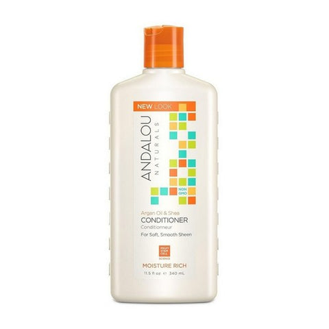 Andalou Naturals, Conditioner Moisture Rich Argan Oil And Shea, Argan Oil & Shea 11.5 oz
