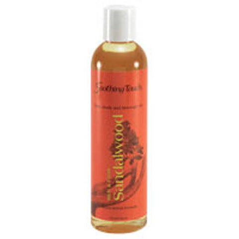 Soothing Touch, Ayurveda Bath Body And Massage Oil Sandalwood, SandalWood, 8 Oz (Case of 3)