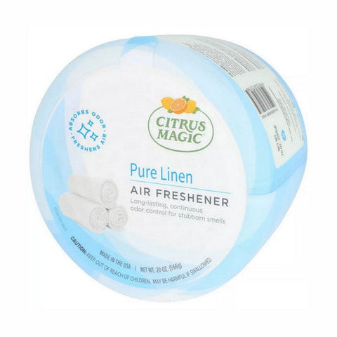 Citrus Magic, Solid Air Freshener, Pure Linen 20 oz Citrus Magic
