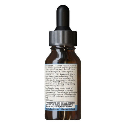 Eclectic Herb, Valerian officinalis, 1 Oz with Alcohol