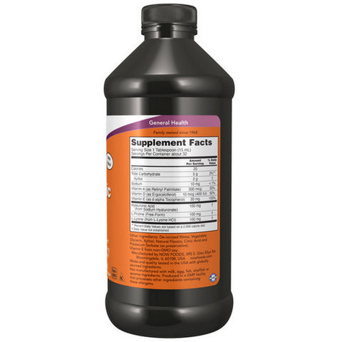 Now Foods, Liquid Hyaluronic Acid, 100 mg, 16 oz