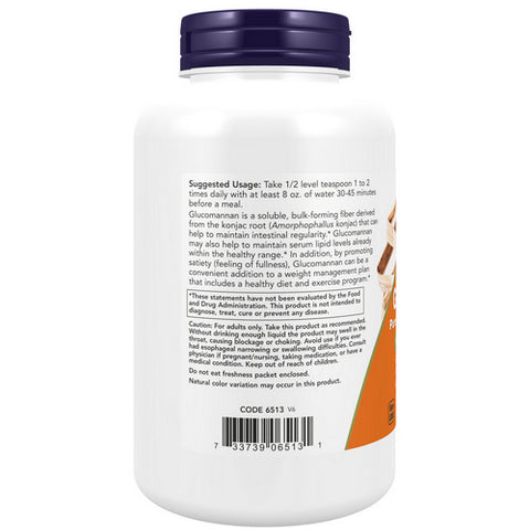 Now Foods, Glucomannan 100% Pure Powder, 8 oz