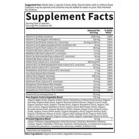 Garden of Life, Vitamin Code Raw Prenatal, 180 Veg Caps Garden of Life
