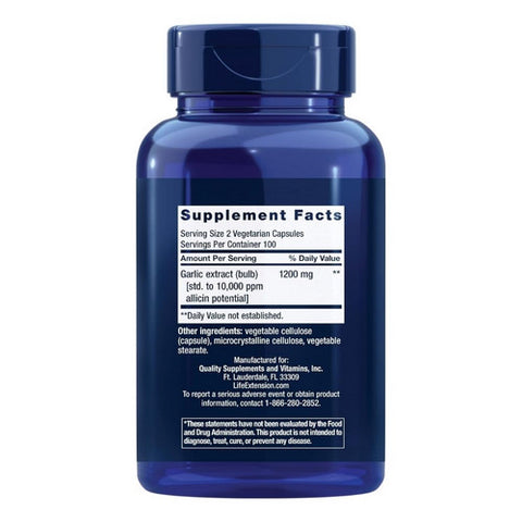 Life Extension, Optimized Garlic, 200 vcaps