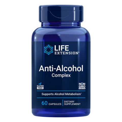 Life Extension, Anti-Alcohol HepatoProtection Complex, 60 caps