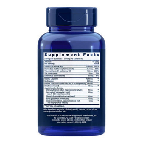 Life Extension, Anti-Alcohol HepatoProtection Complex, 60 caps