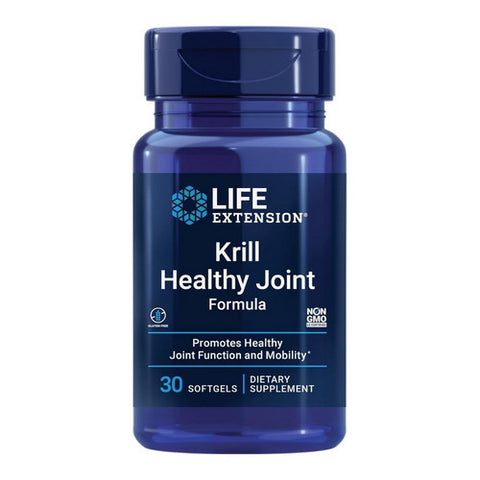 Life Extension, Krill Healthy Joint Formula, 30 sgels