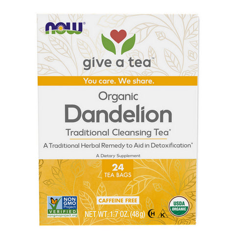 Now Foods, Dandelion Cleansing Herbal Tea, 24 Bags