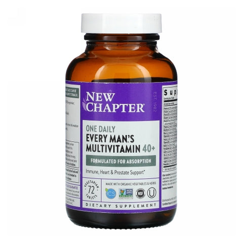 New Chapter, Every Man's One Daily 40 Plus, 72 tabs