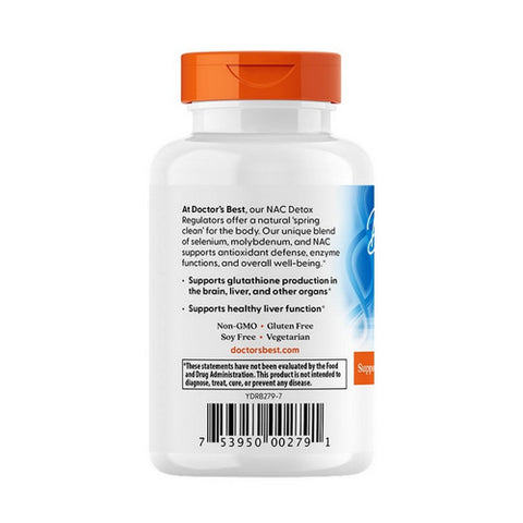 Doctors Best, NAC Detox Regulators, 60 Veggie Caps