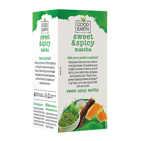 Good Earth Teas, Green Tea Matcha Sweet And Spicy, 18 Bags