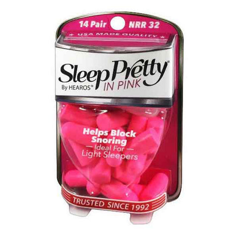 Hearos, Sleep Pretty In Pink Earplugs, 14 Pair